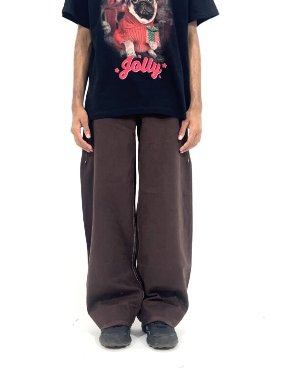 CHOCOLATE BROWN WIDE JEAN