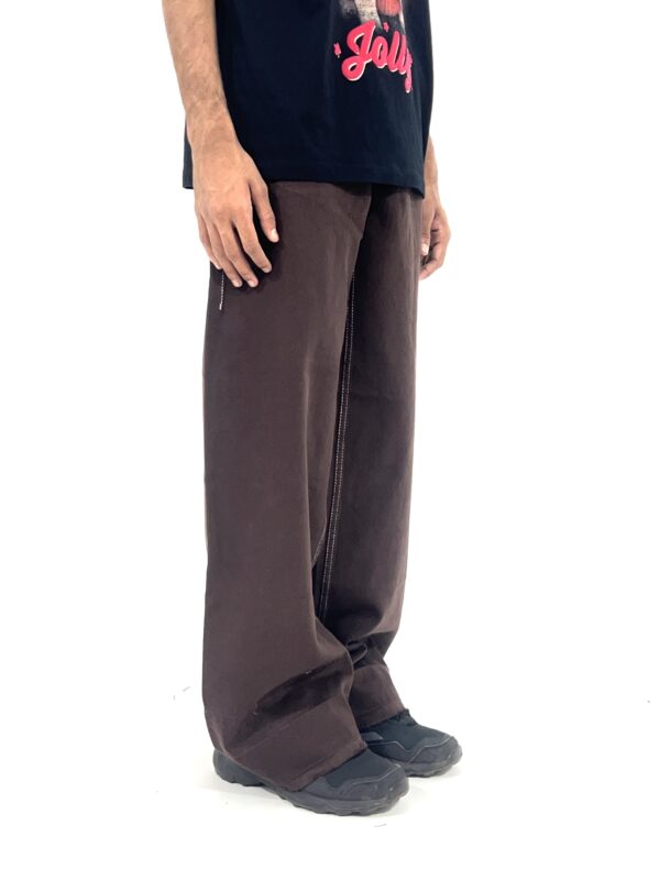 CHOCOLATE BROWN WIDE JEAN