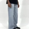 LIGHT BLUE WIDE LEG JEAN